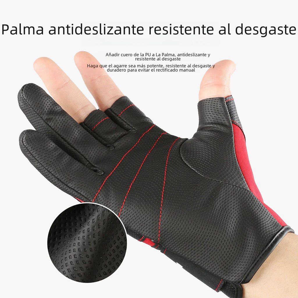 Winter Outdoor Three-Finger Fishing Gloves for Men and Women