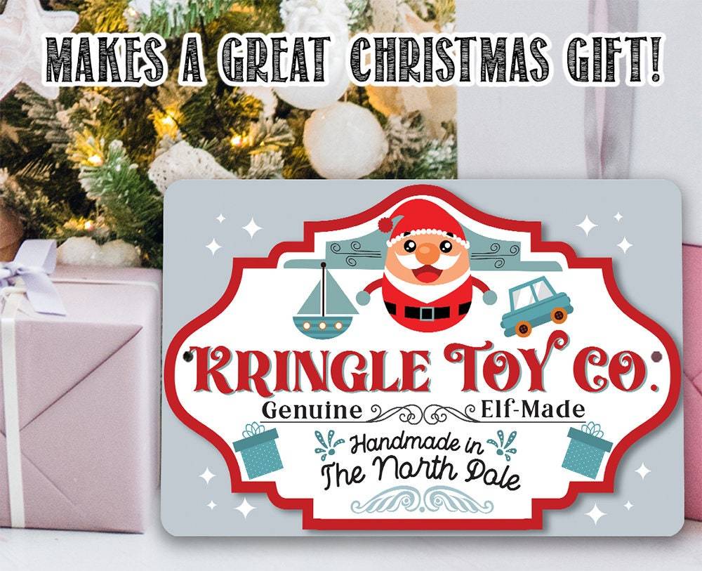 Kringle Toy Company - Metal Sign