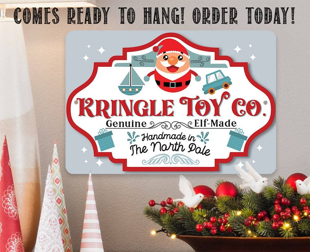 Kringle Toy Company - Metal Sign