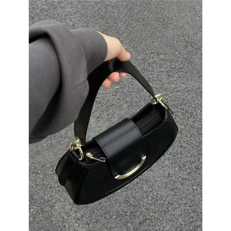 Vintage Saddle Bag for Women - Chic Shoulder Crossbody