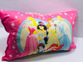 Heart Princess themed microfiber decorative cushion for kids bedroom decor