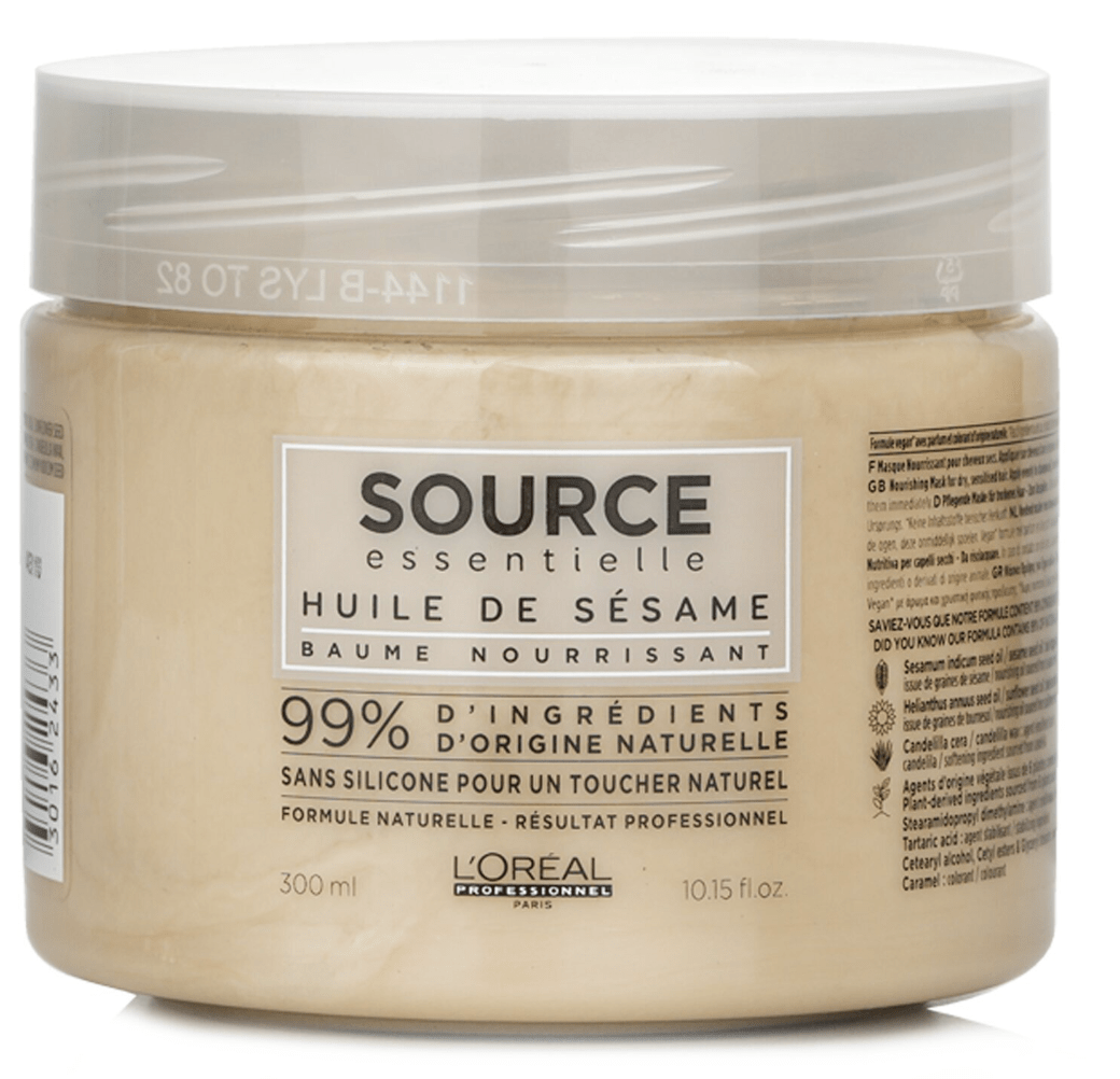 L'Oréal Professionnel Source Essentielle Nourishing Masque in 300ml beige packaging