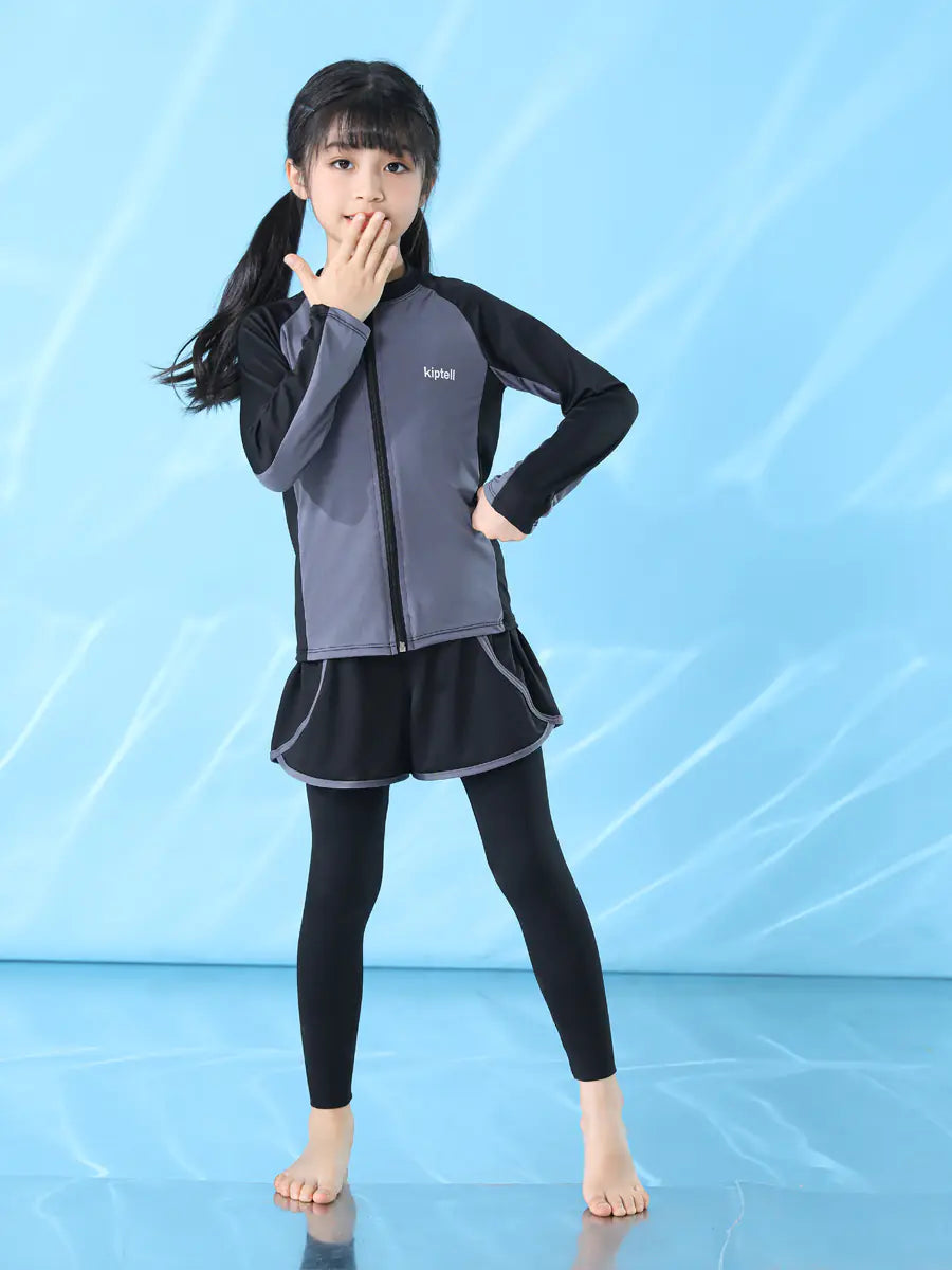 Kids Long Sleeve UV Protection Swimwear for Boys and Girls