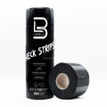 Five rolls of professional black L3VEL3 barber neck strips for salon hygiene