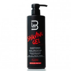 L3VEL3 500ml Flame Shave Gel bottle for precise transparent shaving