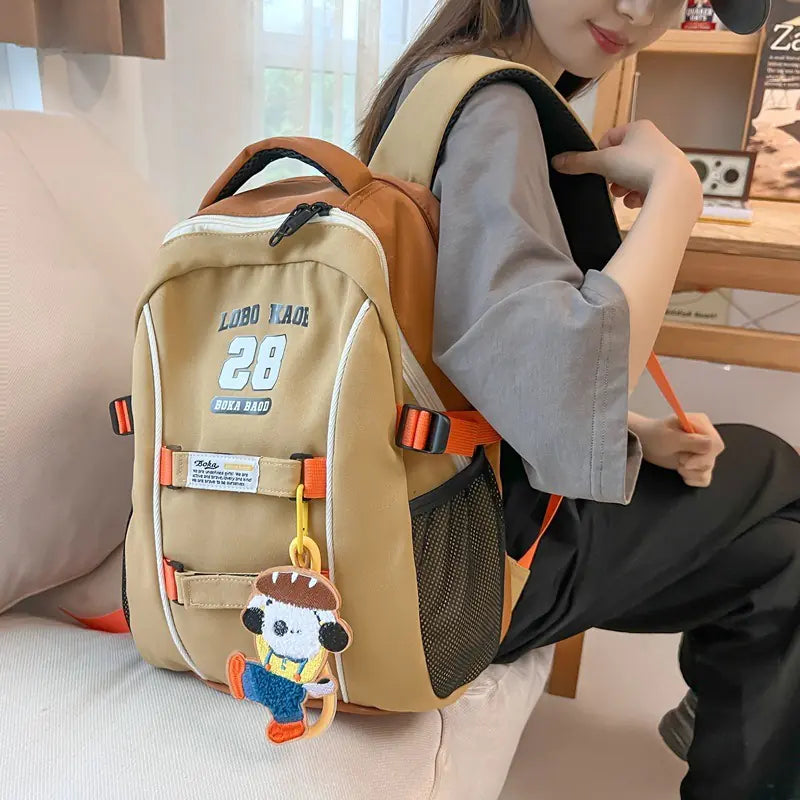 Women's Large-Capacity Canvas Backpack 36-55L