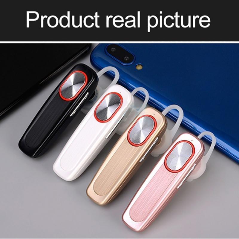 L9 Wireless Bluetooth Earpiece with Dual Noise-Cancelling Microphones