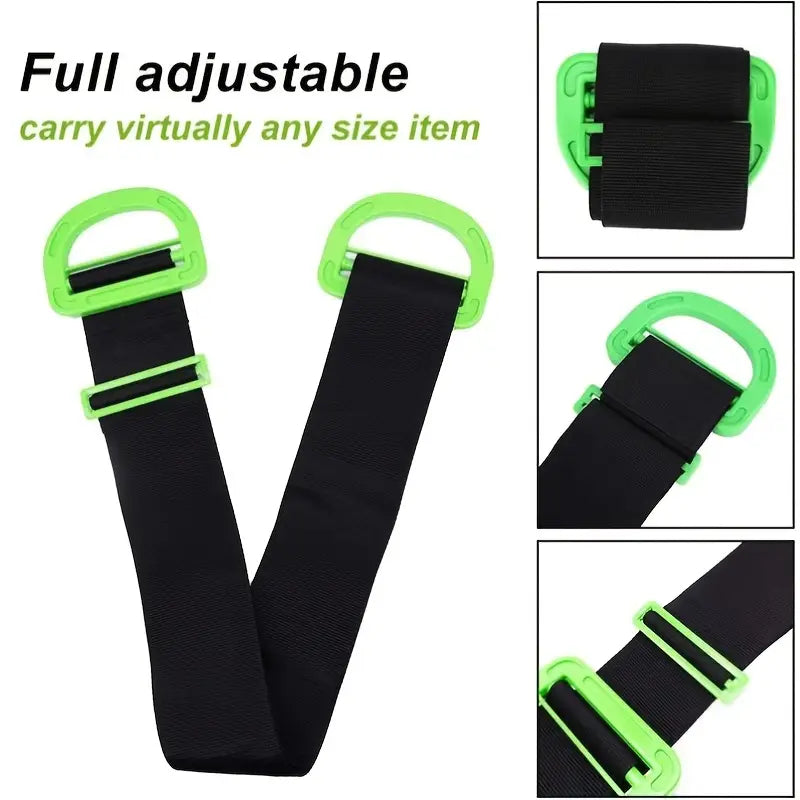 Retractable Carrying Straps for Boxes and Furniture