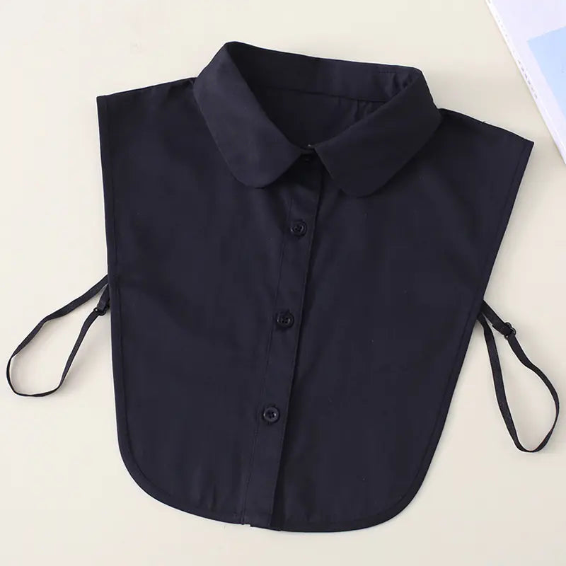 2023 Women's White Shirt Faux Collar Accessory