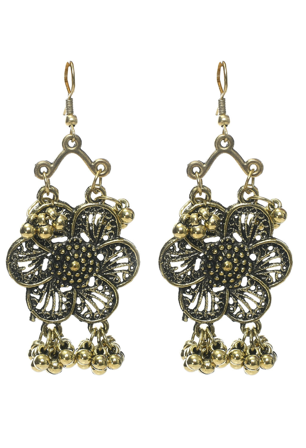 Floral Golden-Plated Brass Finish Choker for Women
