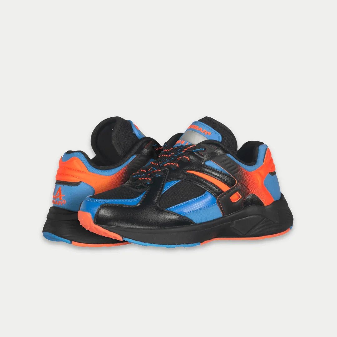 Kids Catapult Light-Up Lowtop Sneakers in Black and Blue
