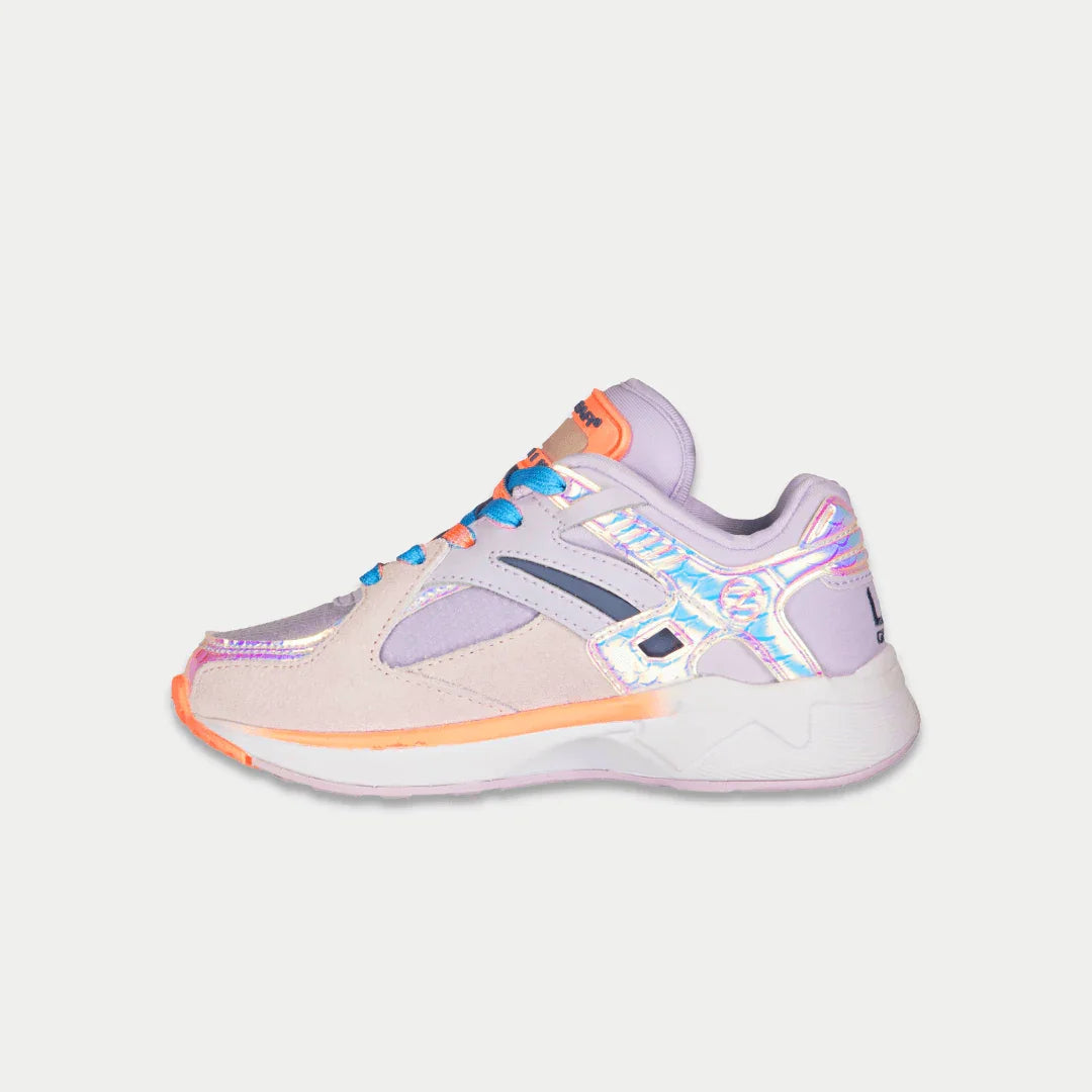 Kids Catapult Light-Up Lowtop Sneakers - Purple x Orange