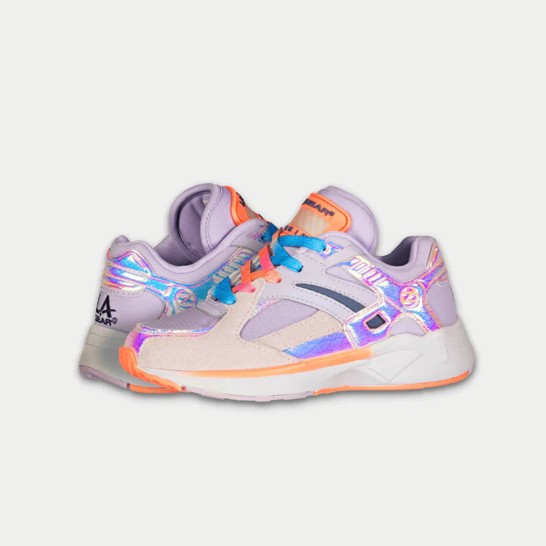Kids Catapult Light-Up Lowtop Sneakers - Purple x Orange