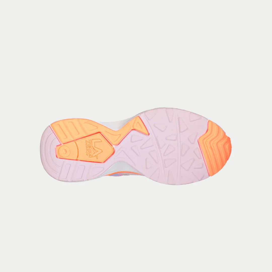 Kids Catapult Light-Up Lowtop Sneakers - Purple x Orange