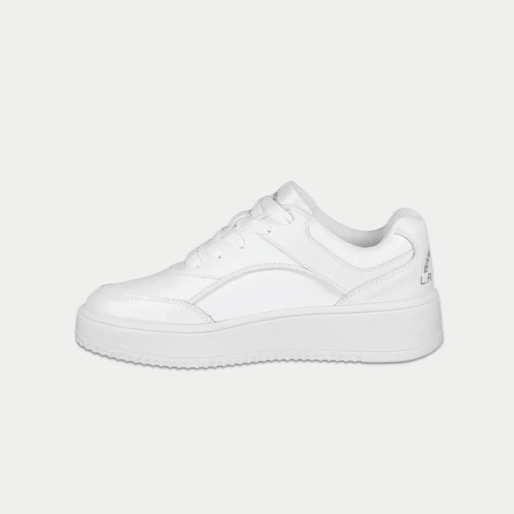 Kids Flame Lowtop Sneakers in White - Comfortable Everyday Shoes