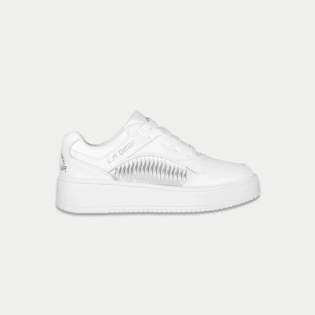 Kids Flame Lowtop Sneakers in White - Comfortable Everyday Shoes