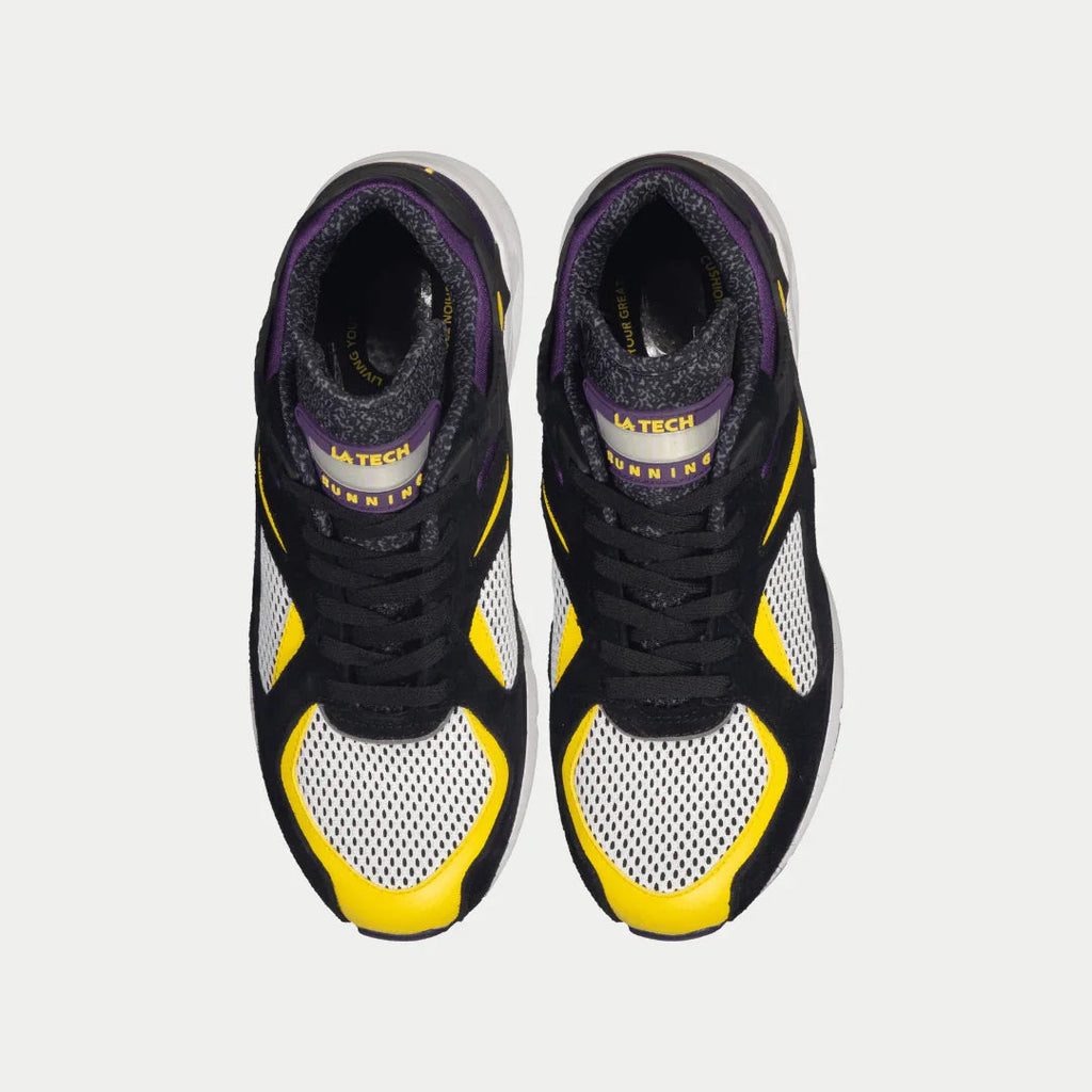 Catapult Light-Up Lowtop Sneakers in Black x Purple x Yellow