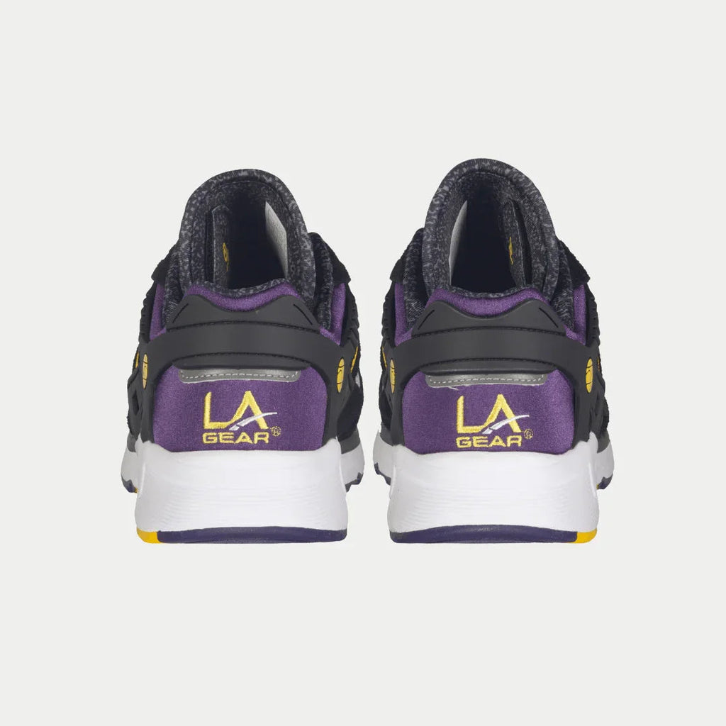 Catapult Light-Up Lowtop Sneakers in Black x Purple x Yellow