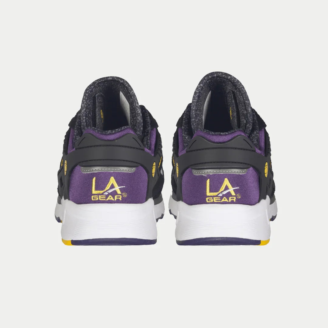 Catapult Light-Up Lowtop Sneakers in Black x Purple x Yellow