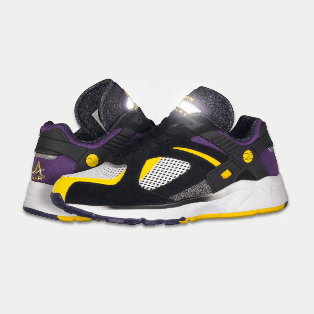 Catapult Light-Up Lowtop Sneakers in Black x Purple x Yellow