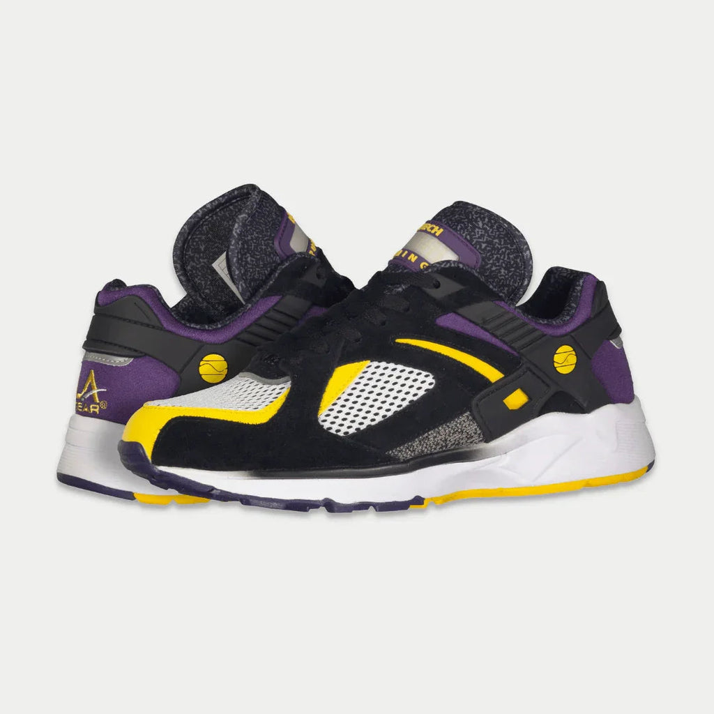 Catapult Light-Up Lowtop Sneakers in Black x Purple x Yellow