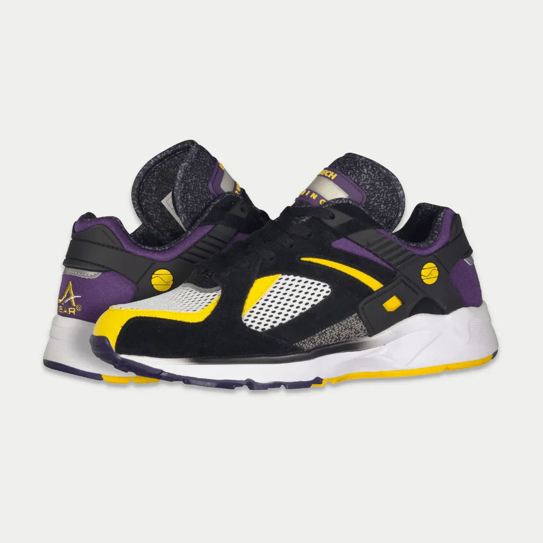 Catapult Light-Up Lowtop Sneakers in Black x Purple x Yellow