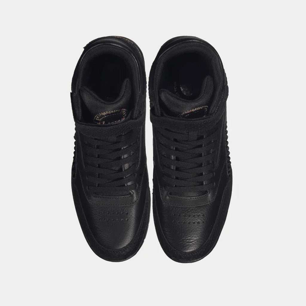 Flame Retro Hightop Sneakers in Black