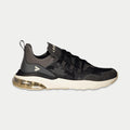 LA Gear Runyon lowtop sneaker in black and gray mesh with suede tongue and gel outsole.