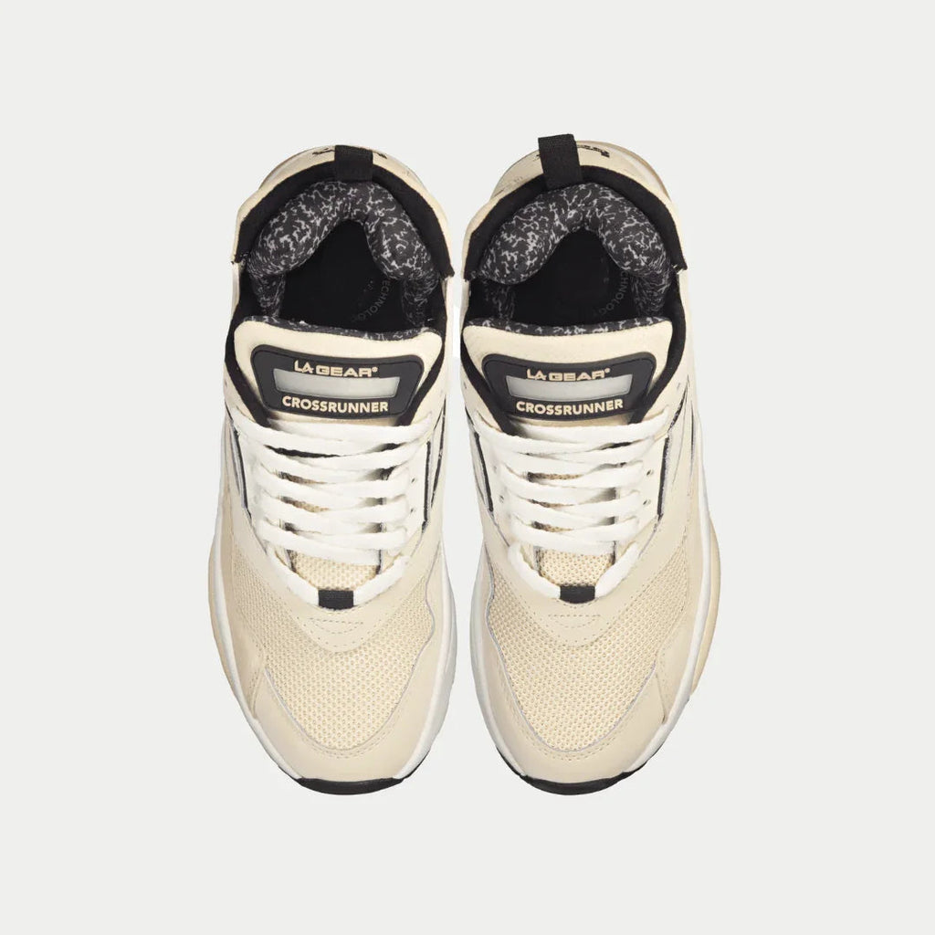 Turbo Light-Up Mid Sneakers Off-White x Black Leather High Tops