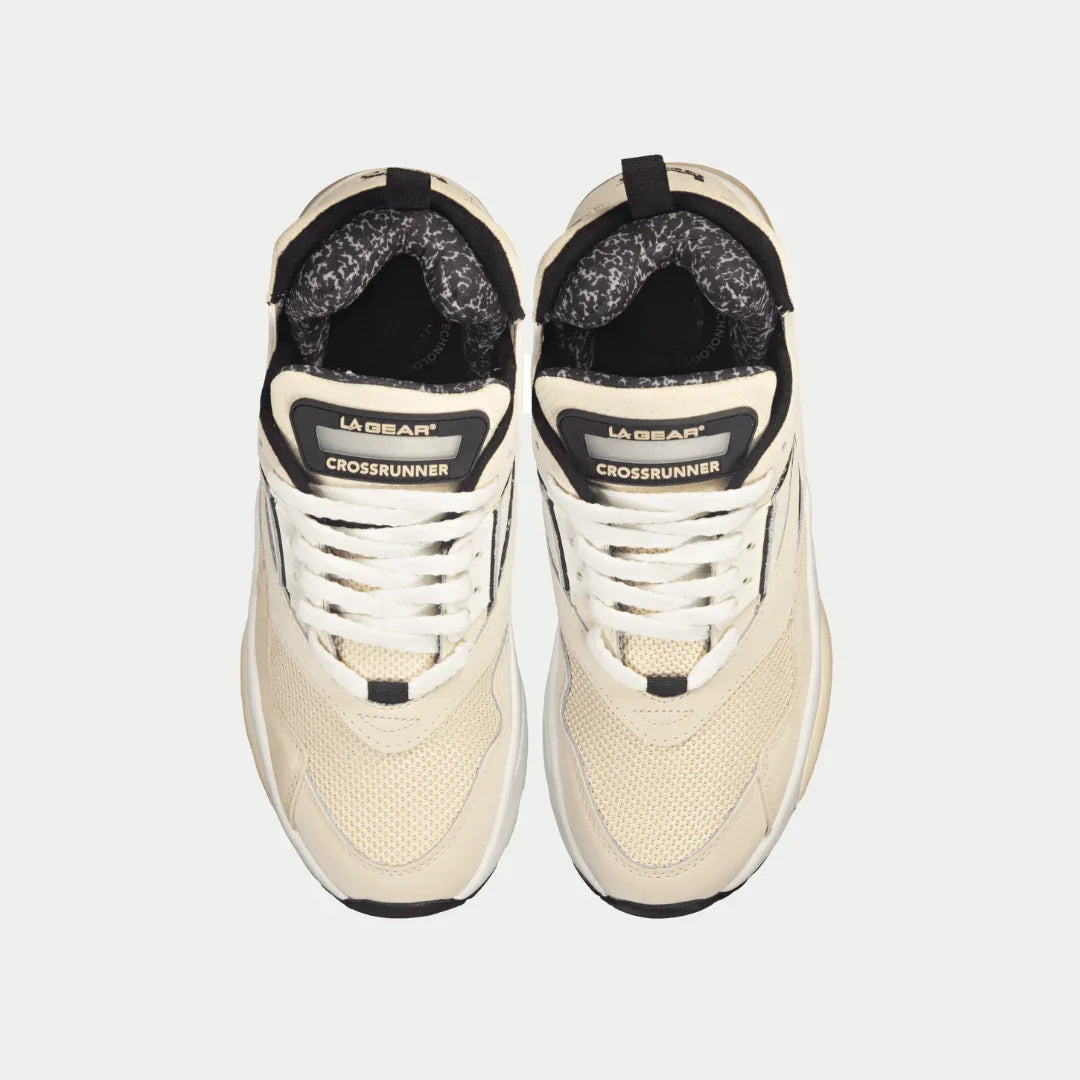 Turbo Light-Up Mid Sneakers Off-White x Black Leather High Tops