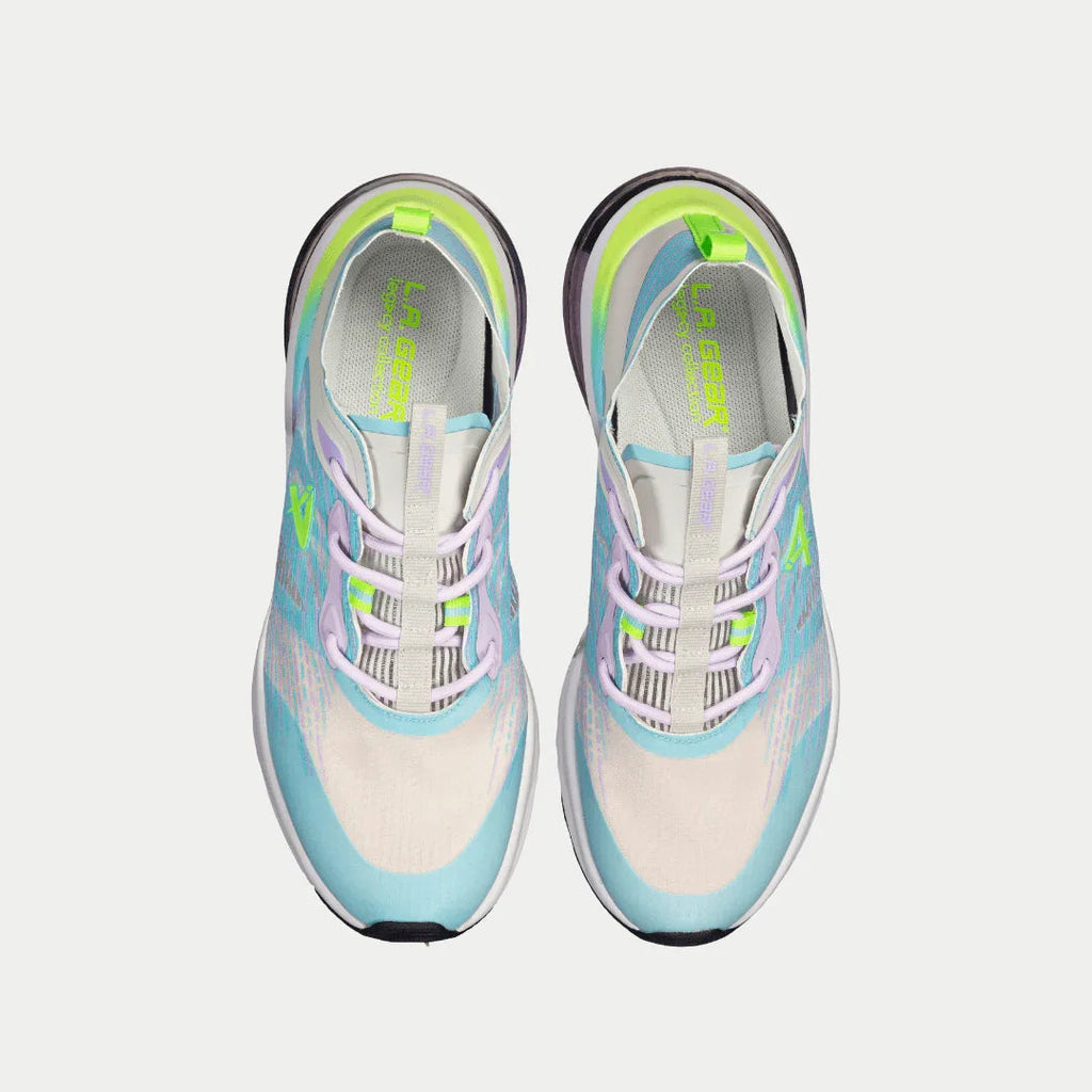 Artesia Women's Lowtop Sneakers in Gray and Light Blue