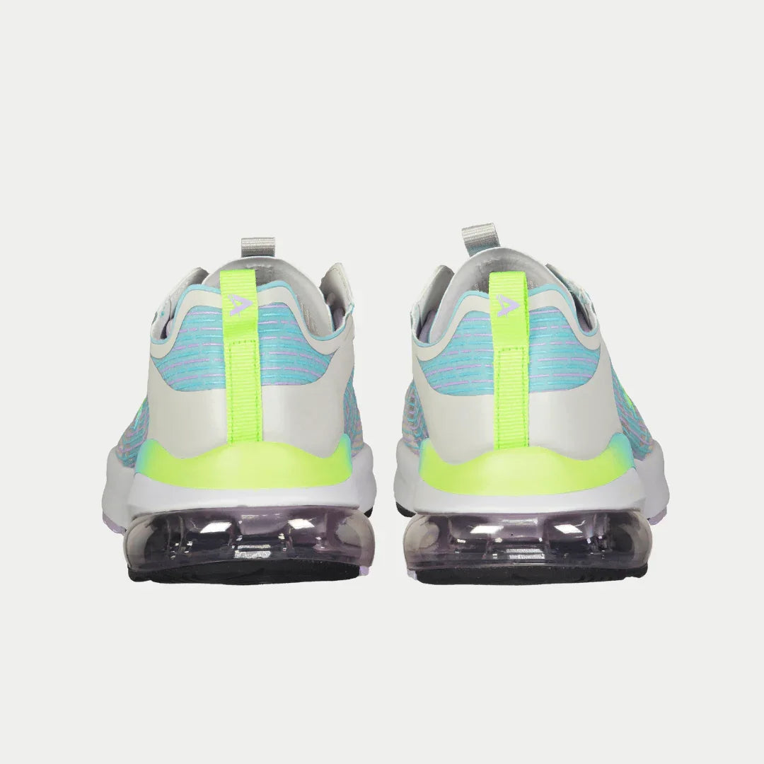Artesia Women's Lowtop Sneakers in Gray and Light Blue
