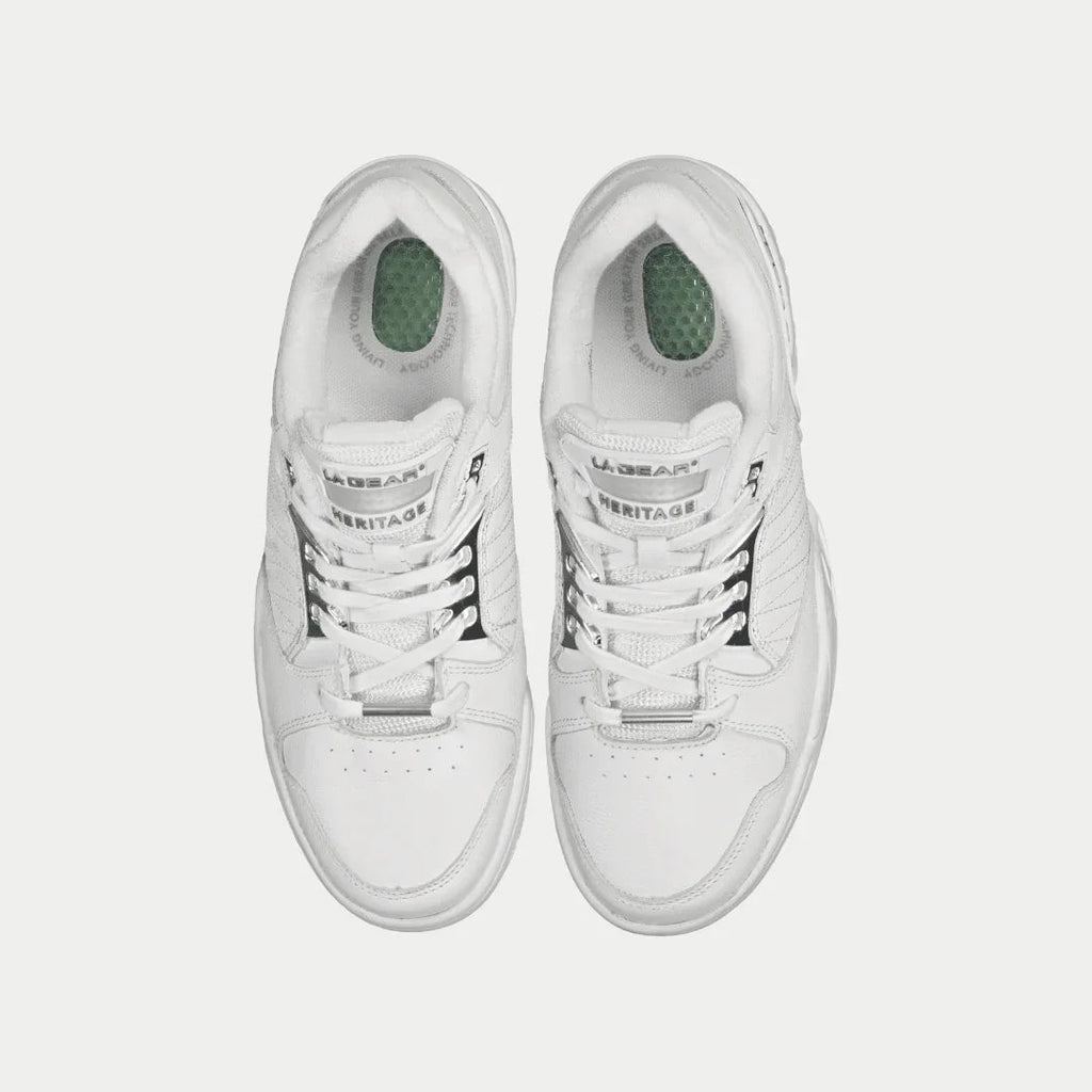 Boardwalk Lowtop Sneakers in White - Heritage Style Footwear