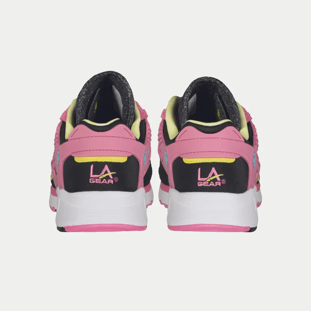 Women's Catapult Light-Up Lowtop Sneakers in Black and Pink