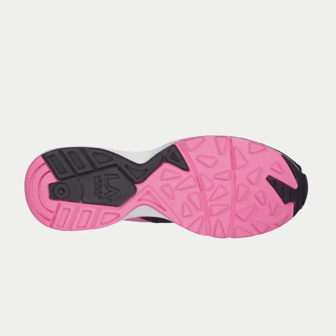 Women's Catapult Light-Up Lowtop Sneakers in Black and Pink