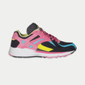LA Gear women's Catapult light-up lowtop sneakers in black and pink colorway