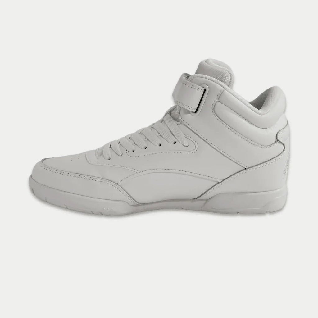 Women's Flame Retro Hightop Sneakers in White