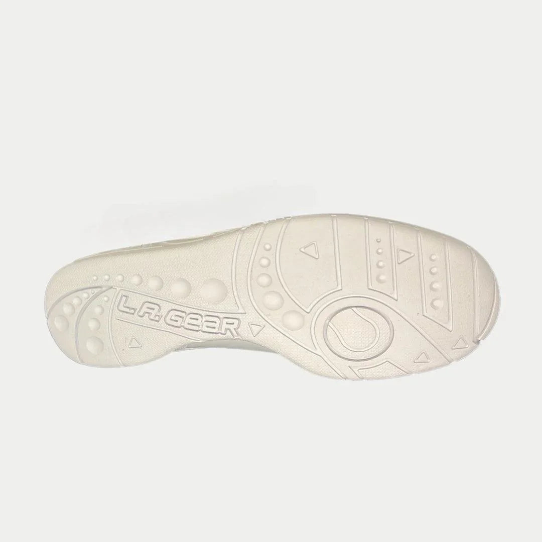 Women's Flame Retro Hightop Sneakers in White