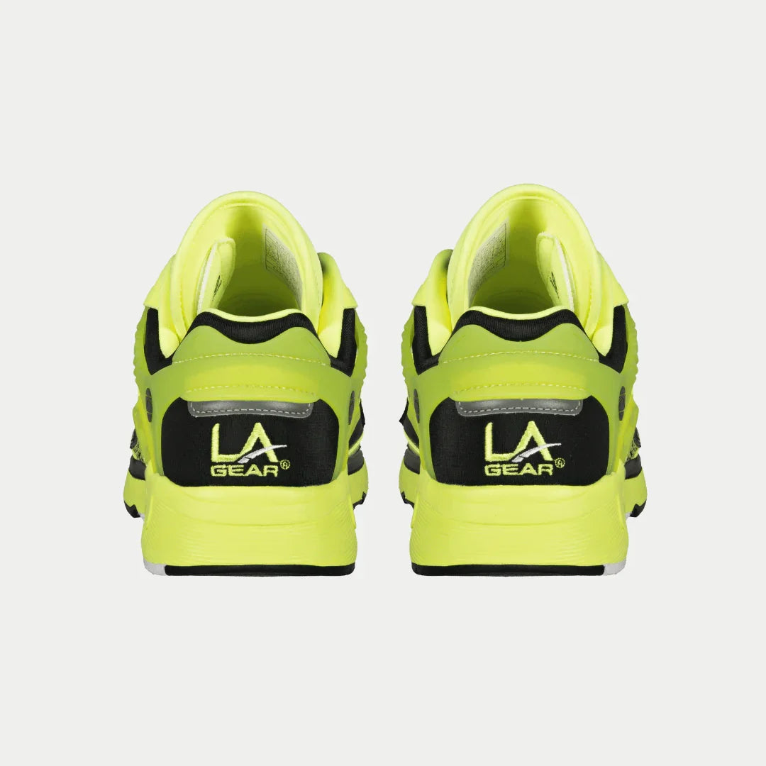 Women's Light-Up x Glow Lowtop Sneakers in Neon Yellow x Black