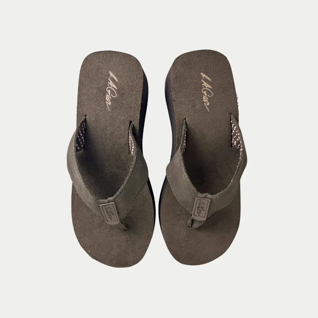 Women's Malibu Wedge Flip-Flop Sandal in Brown