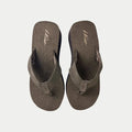 Women's Malibu Wedge Flip-Flop Sandal in Brown