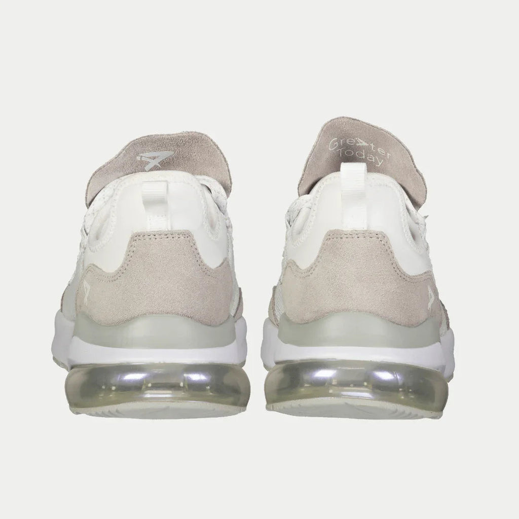 Runyon Lowtop Sneakers in White x Gray for Everyday Comfort