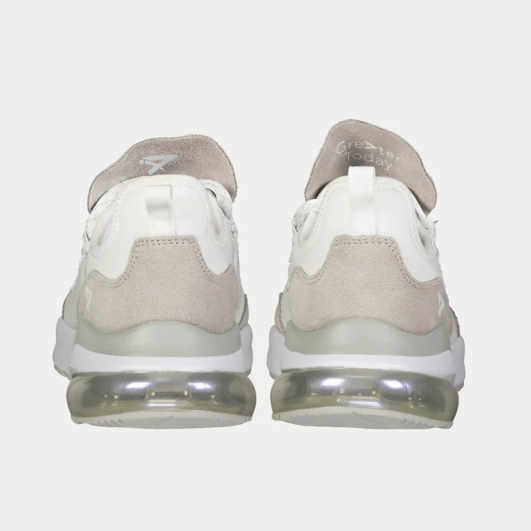 Runyon Lowtop Sneakers in White x Gray for Everyday Comfort