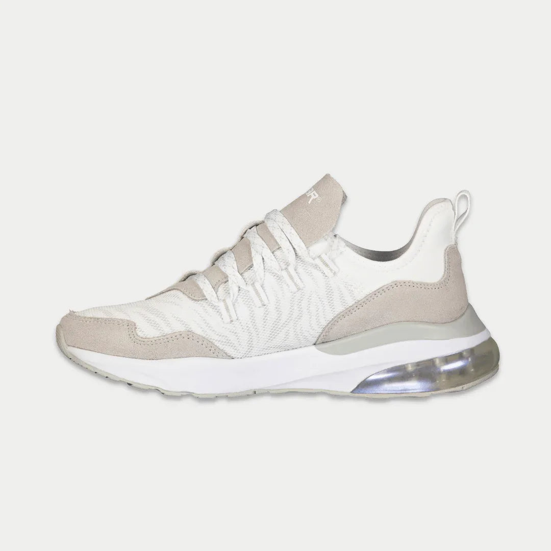 Runyon Lowtop Sneakers in White x Gray for Everyday Comfort