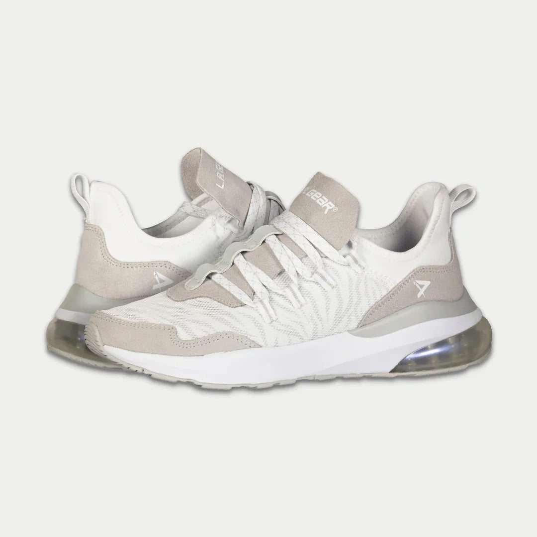 Runyon Lowtop Sneakers in White x Gray for Everyday Comfort