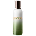 La Mer The Hydrating Infused Emulsion 4.2 OZ bottle in a minimalist green and white aesthetic.