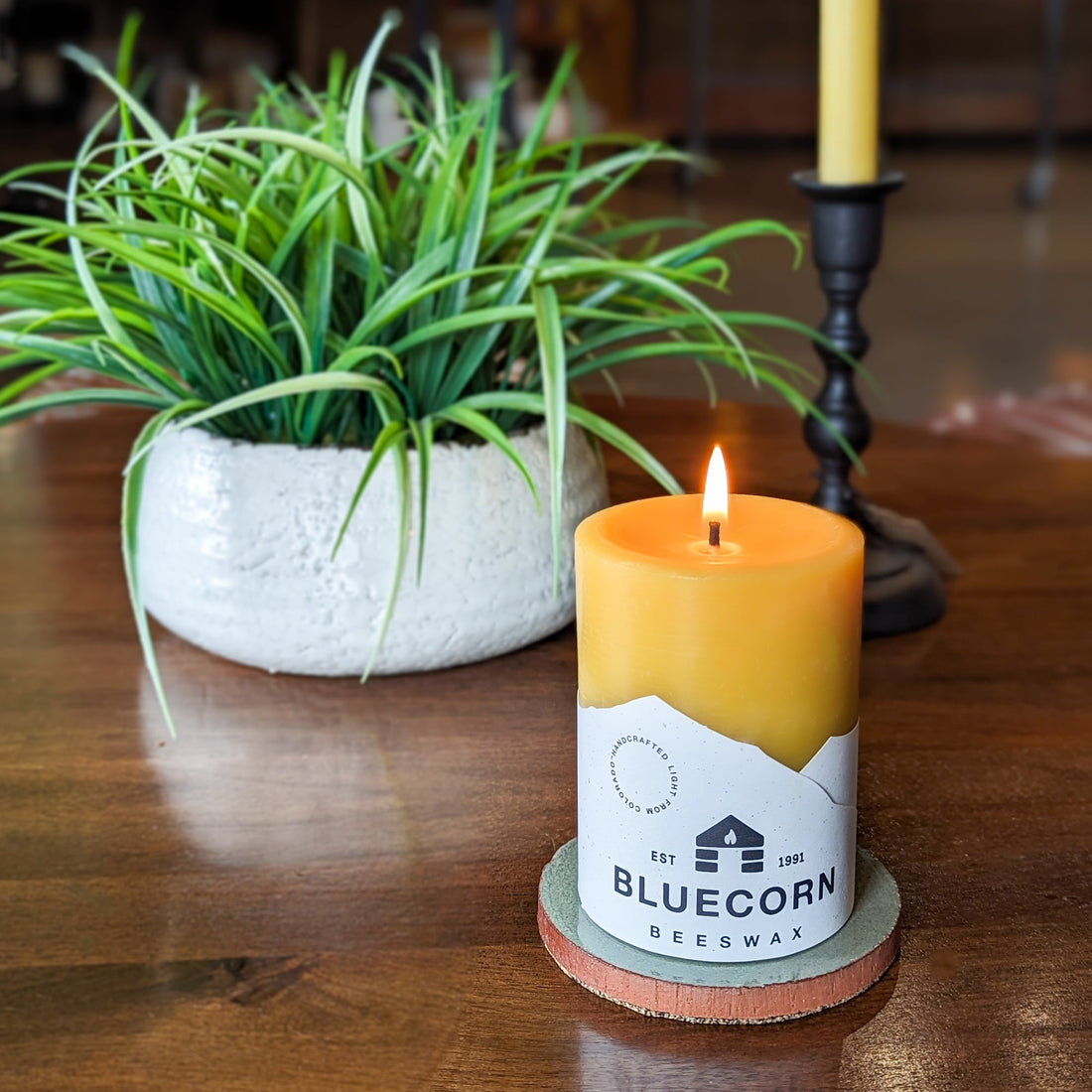 Particular Tile Pillar Candle Base