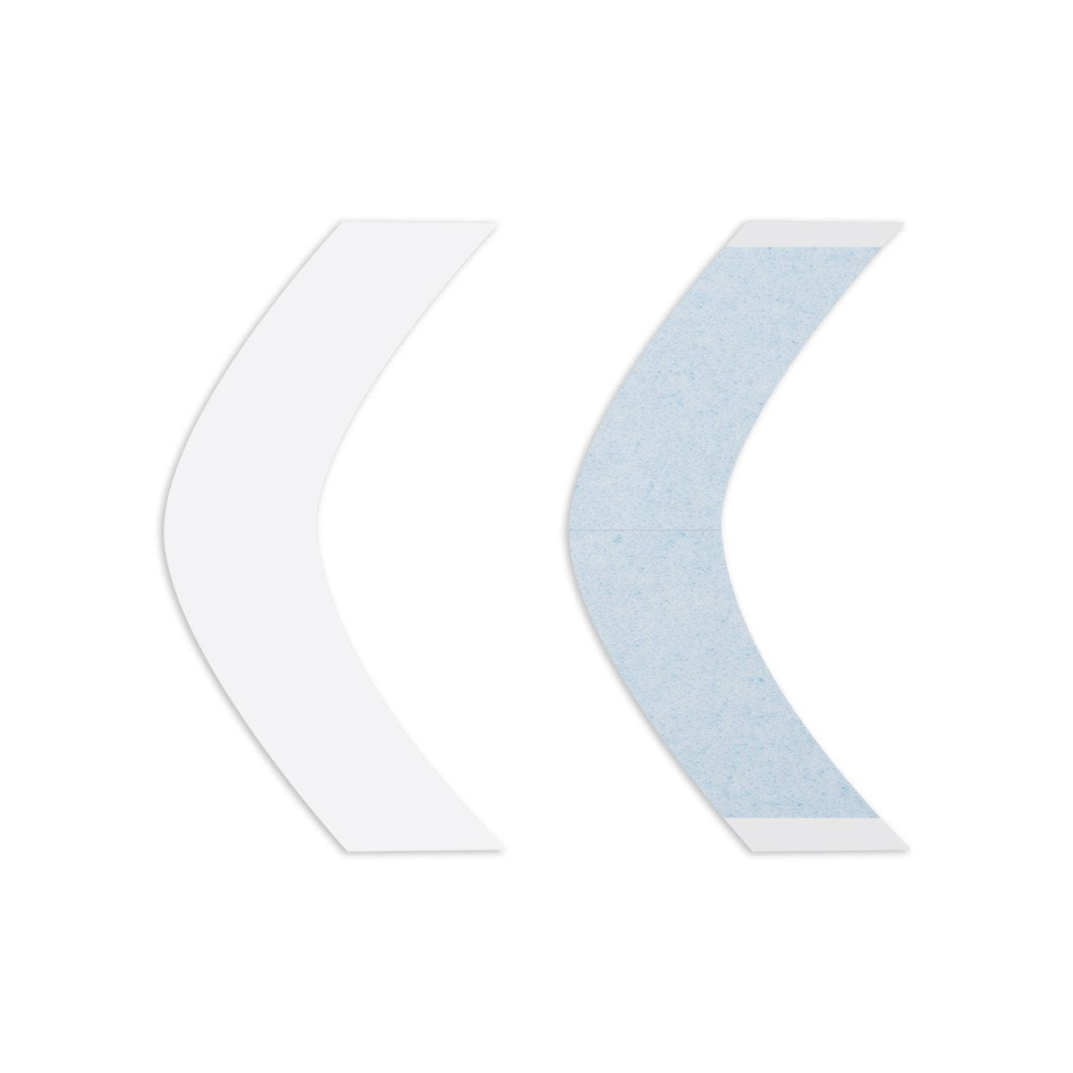 Lace front support tape contours and minis for hair systems