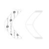 Lace Front Thin Support Tape for Hair Systems, Clear Adhesive