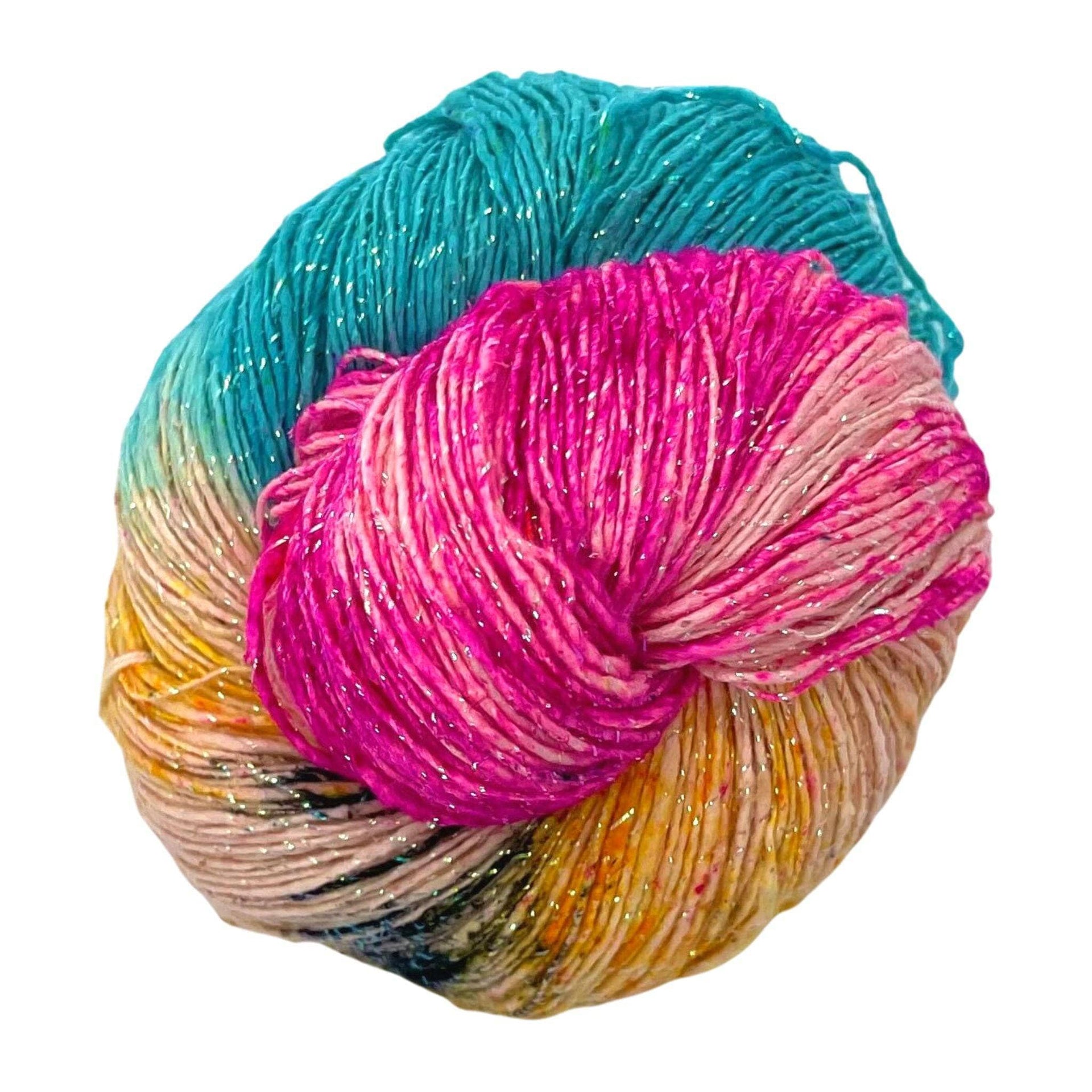 Lace Weight 100% Recycled Silk Yarn – Artisan Bohemian Fiber